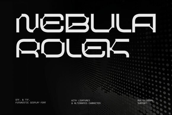 Nebula Rolek Font - Featured Image