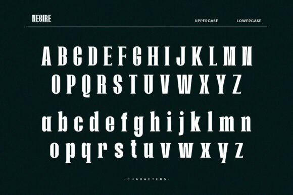 Negire Font - Featured Image