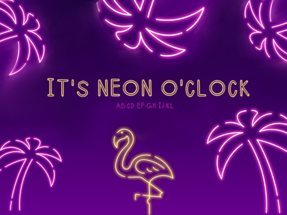 Neon:Ness Font - Featured Image