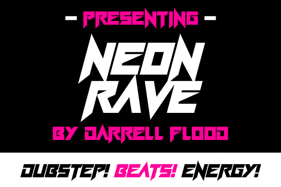 Neon Rave Font - Featured Image