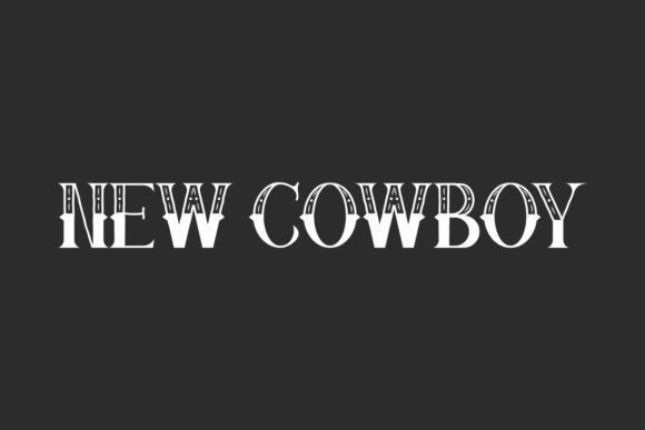 New Cowboy Font - Featured Image