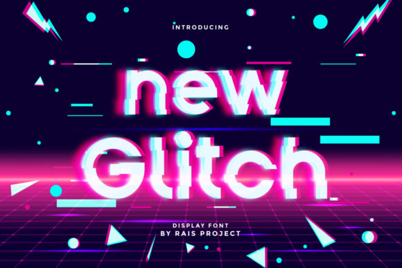 New Glitch Font - Featured Image