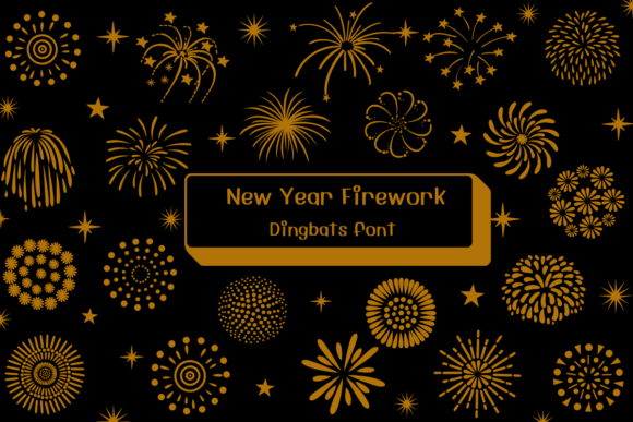 New Year Firework Font - Featured Image