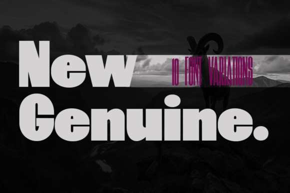 Newgenuine Regular Font Font - Featured Image
