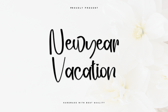 Newyear Vacation Font - Featured Image