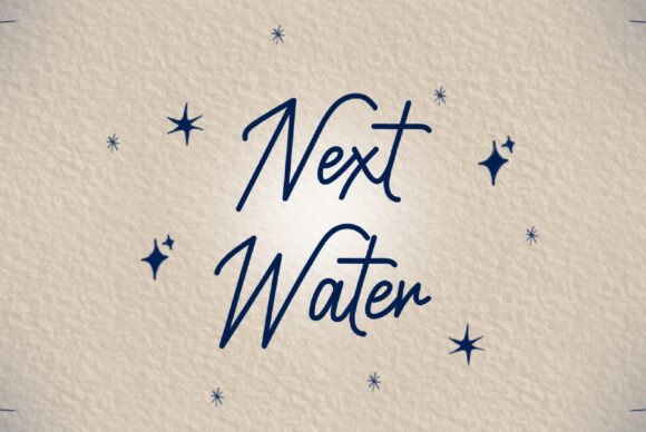 Next Water Font - Featured Image
