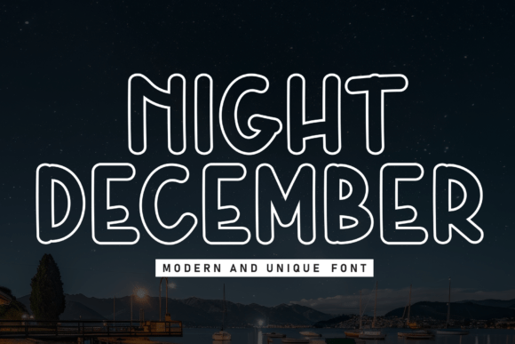 Night December Font - Featured Image