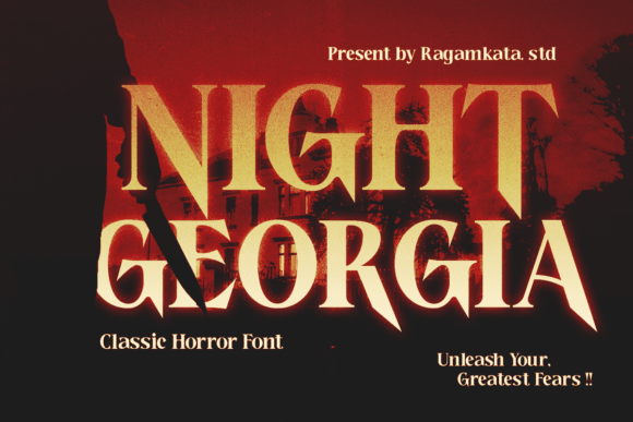 Night Georgia Font - Featured Image