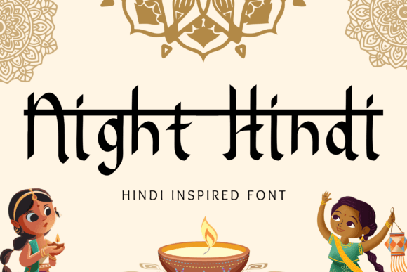 Night Hindi Font - Featured Image