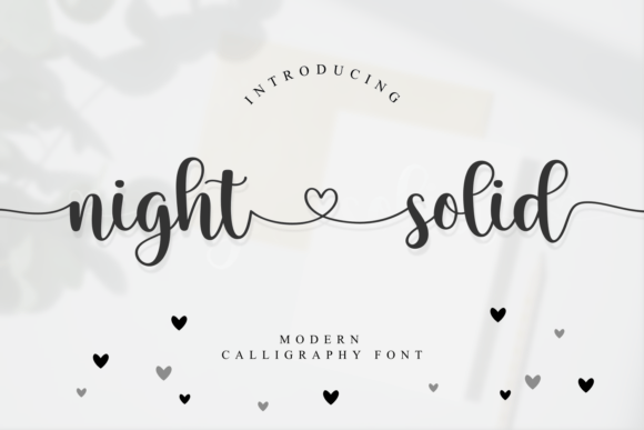 Night Solid Font - Featured Image