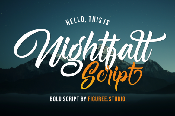 Nightfall Font - Featured Image