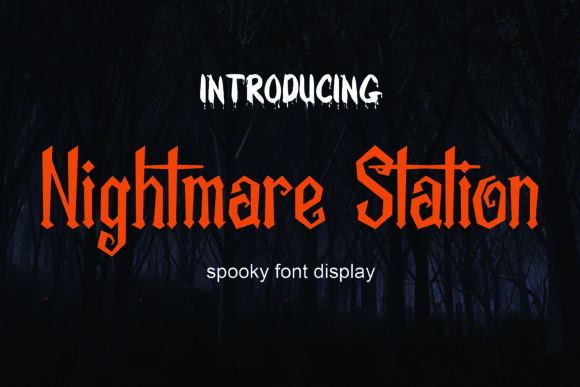 Nightmare Station Font - Featured Image
