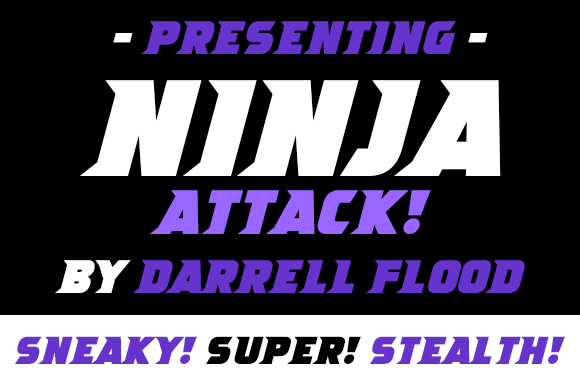 Ninja Attack Font - Featured Image