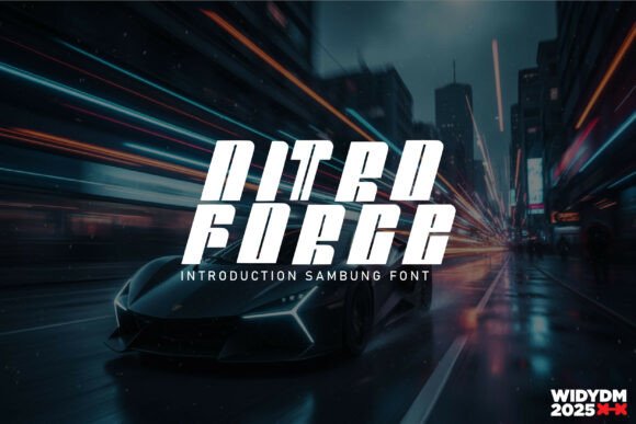 Nitro Force Font - Featured Image