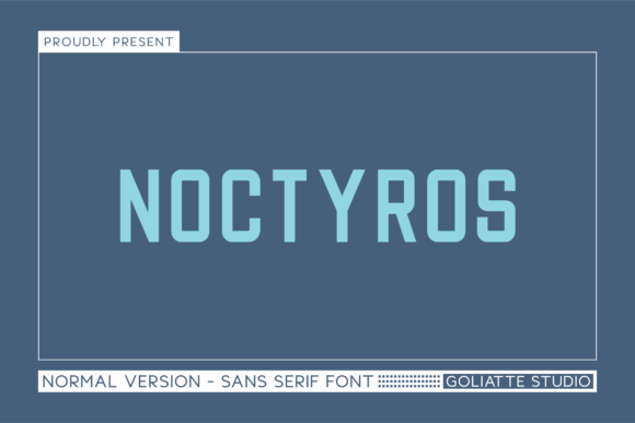 Noctyros Font - Featured Image