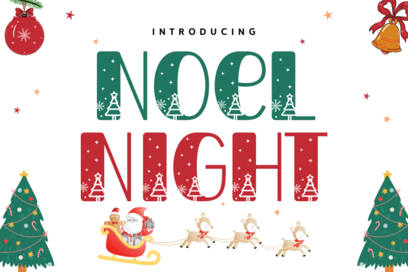 Noel Night Font - Featured Image