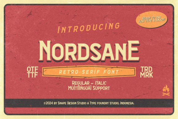 Nordsane Font - Featured Image