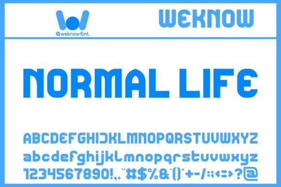 Normal Life Font - Featured Image