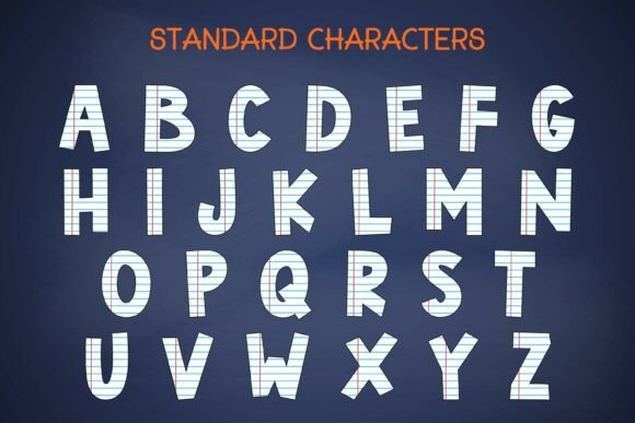 Notebookpaper Font - Featured Image