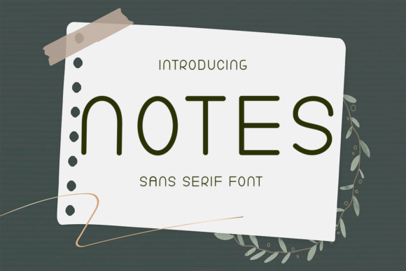 Notes Font - Featured Image