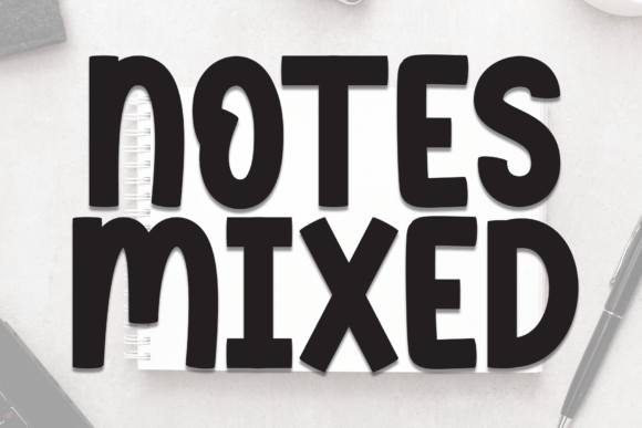 Notes Mixed Font - Featured Image