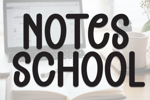 Notes School Font - Featured Image