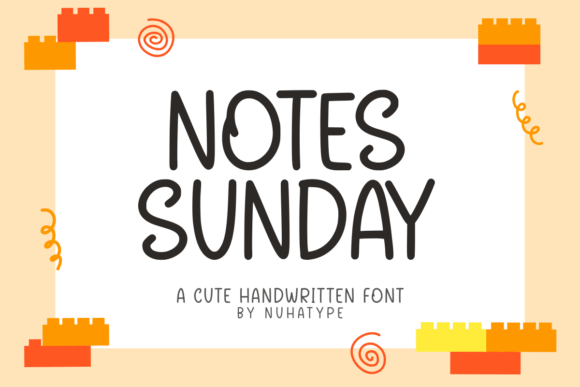 Notes Sunday Font - Featured Image