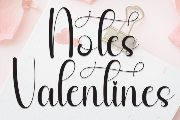 Notes Valentines Font - Featured Image