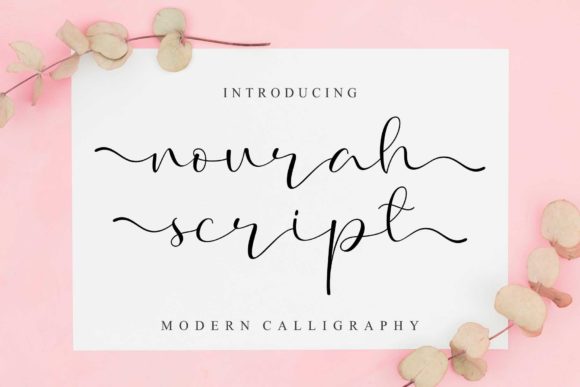 Nourah Script Font - Featured Image