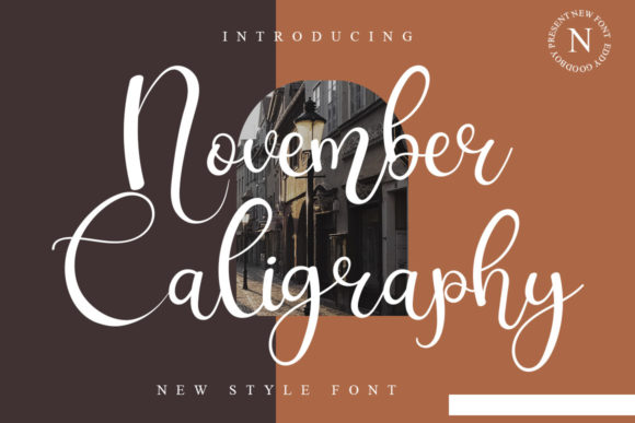 November Caligraphy Font - Featured Image