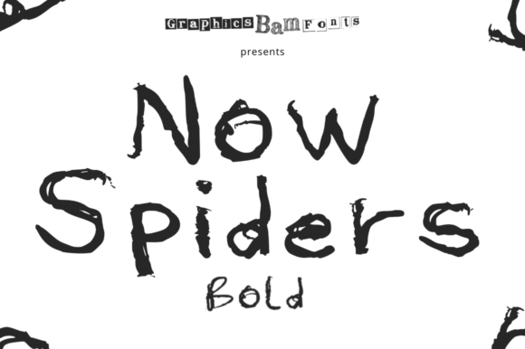 Now Spiders Bold Font - Featured Image