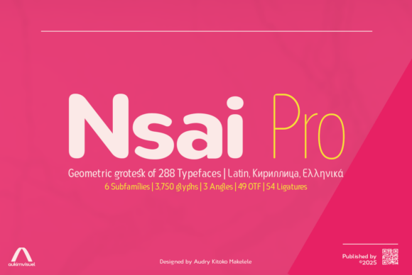 Nsai Pro Rounded Font - Featured Image