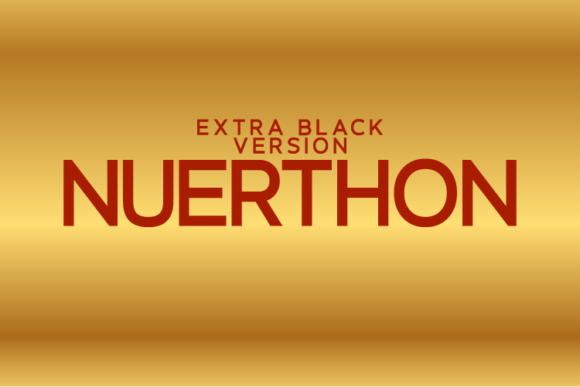 Nuerthon Extra Black Font - Featured Image