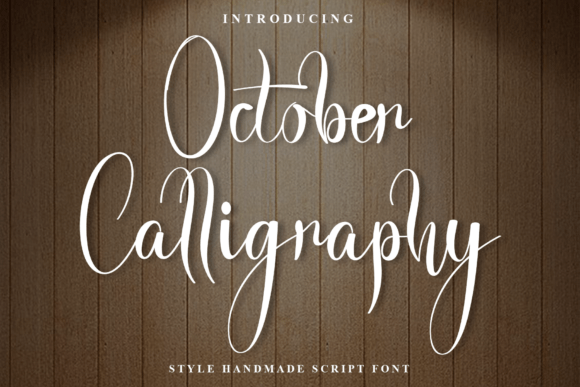October Calligraphy Font - Featured Image