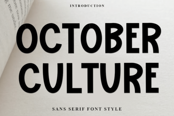 October Culture Font - Featured Image