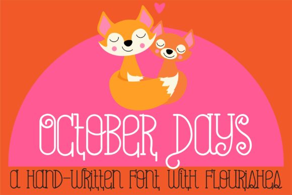 October Days Font - Featured Image