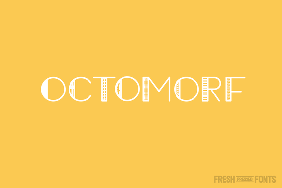 Octomorf Font - Featured Image