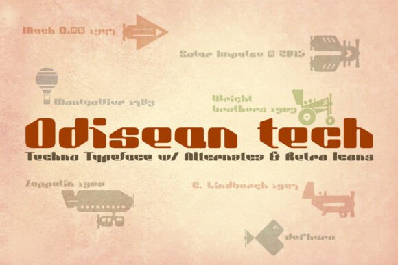 Odisean Tech Font - Featured Image