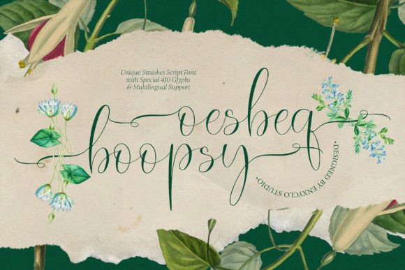 Oesbeq Boopsy Font - Featured Image