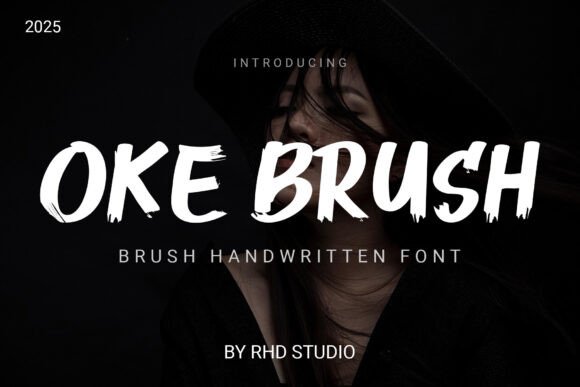 Oke Brush Font - Featured Image