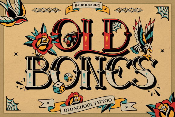 Old Bones Font - Featured Image