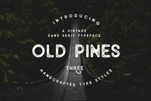 Old Pines Font - Featured Image