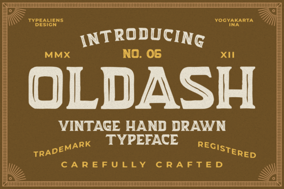 Oldash Font - Featured Image