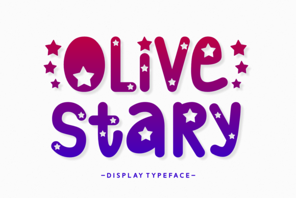 Olive Stary Font - Featured Image