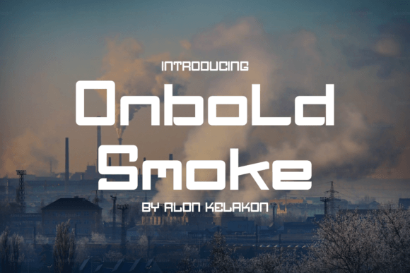 Onbold Smoke Font - Featured Image