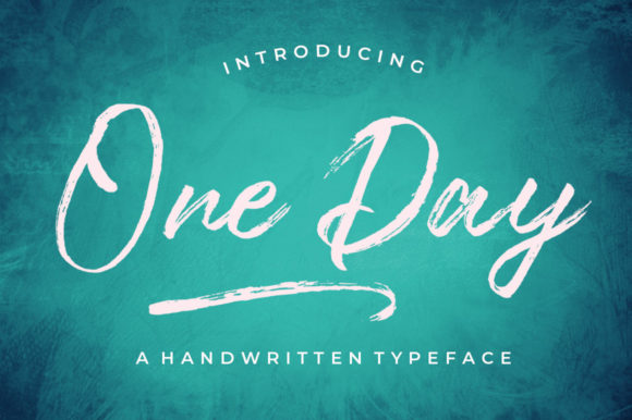 One Day Font - Featured Image