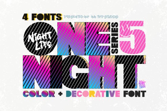 One Night 5 Font - Featured Image