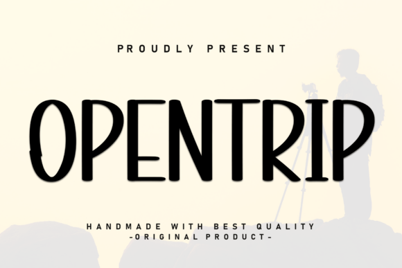 Opentrip Font - Featured Image