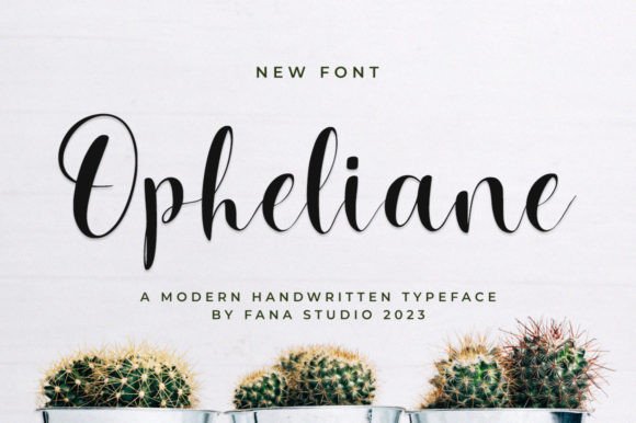 Opheliane Font - Featured Image