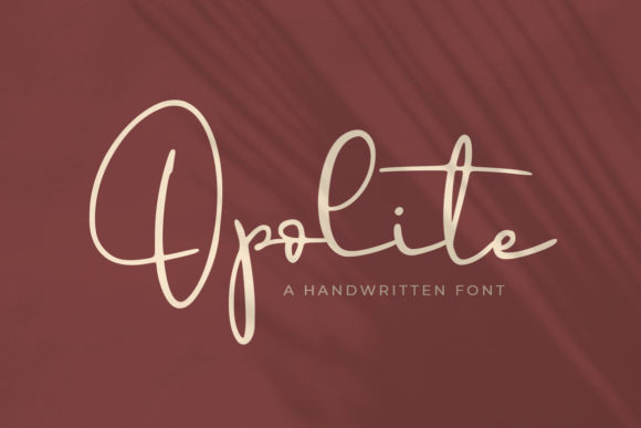 Opolite Font - Featured Image